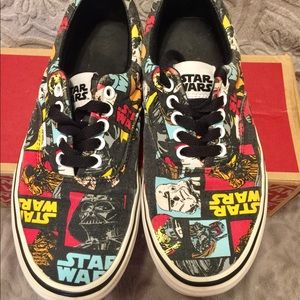 Vans Star Wars Graphic Sneakers - Black, Red, Yellow, Blue